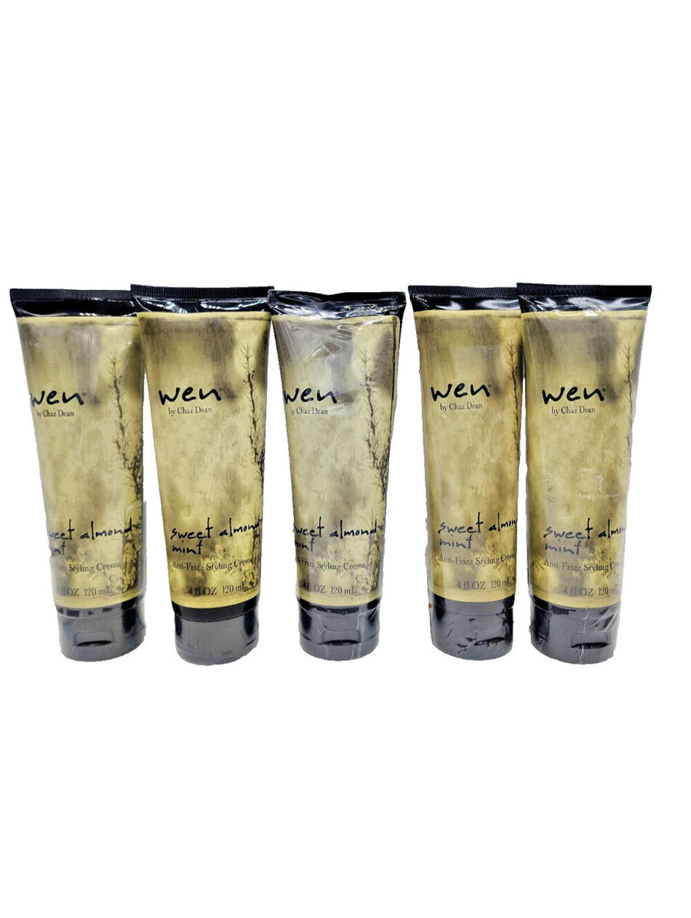 WEN Sweet Almond Mint Anti-Frizz Styling Creme 4oz 5 Pack New Sealed